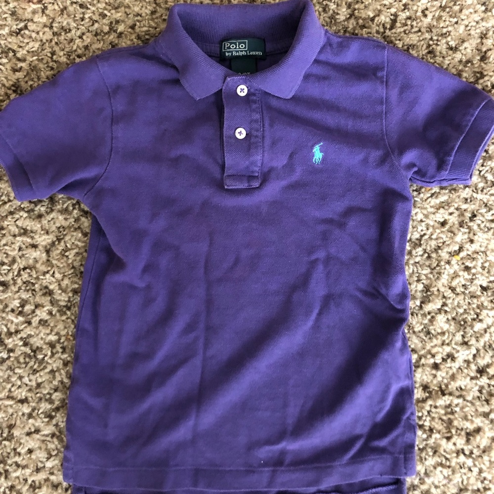 Polo collar shirt